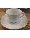 Tazze caffe in porcellana con oro